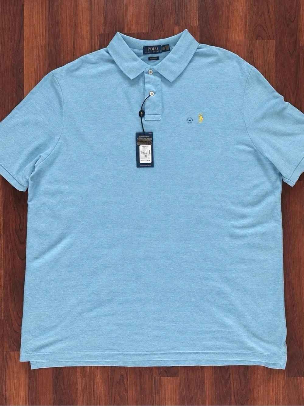 NWT Polo Ralph Lauren Men’s Classic Fit Polo Shirt XXL Light Blue